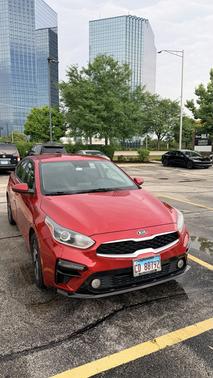 Red 2020 Kia Forte LXS
