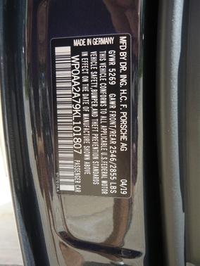 2019 Porsche Panamera Panamera