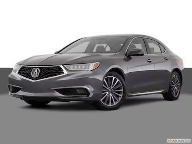 Black 2020 Acura TLX Technology