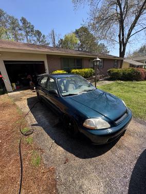 Green 1996 Honda Civic LX