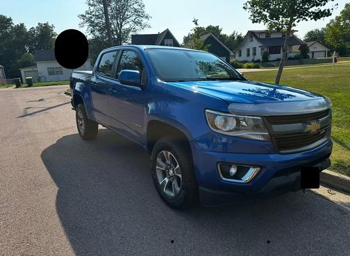 Blue 2018 Chevrolet Colorado Z71