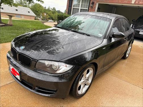 Black 2008 BMW 128 i