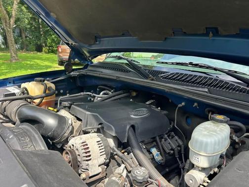 Blue 2003 Chevrolet Silverado 2500 LS H/D Extended Cab