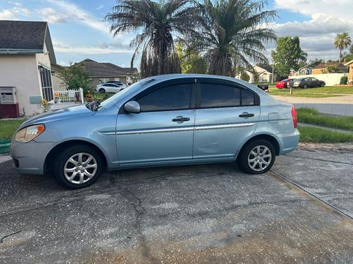 Blue 2010 Hyundai Accent GLS