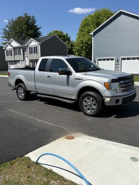 Silver 2013 Ford F-150 Lariat