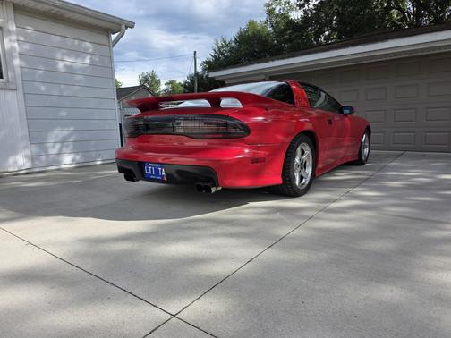 Red 1996 Pontiac Firebird Trans Am
