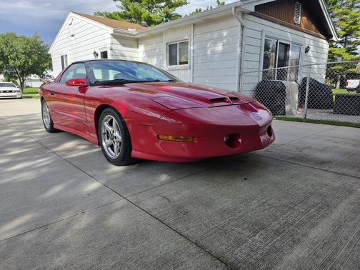 Red 1996 Pontiac Firebird Trans Am