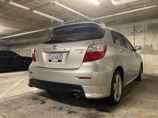 Silver 2010 Toyota Matrix S