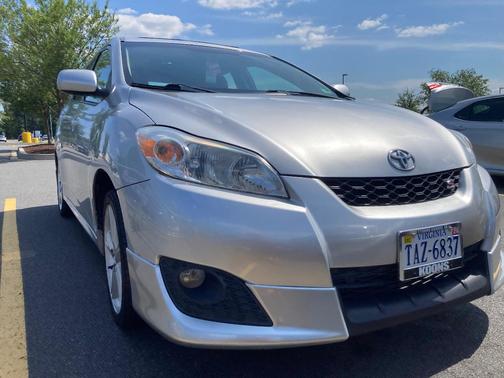 Silver 2010 Toyota Matrix S