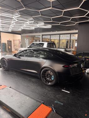 Black 2022 Tesla Model S Plaid