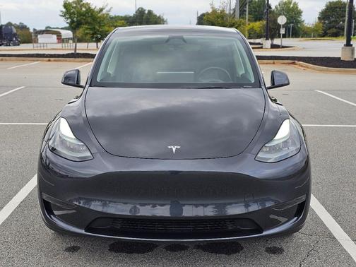Gray 2025 Tesla Model Y Long Range RWD