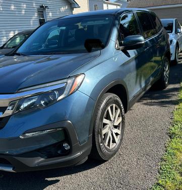 Blue 2020 Honda Pilot EX