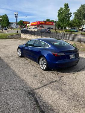 Blue 2020 Tesla Model 3 Performance