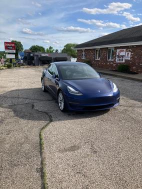 Blue 2020 Tesla Model 3 Performance