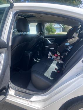 White 2013 Hyundai ELANTRA Limited