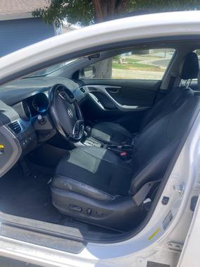 White 2013 Hyundai ELANTRA Limited