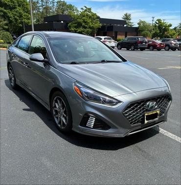 Gray 2019 Hyundai SONATA Limited 2.0T