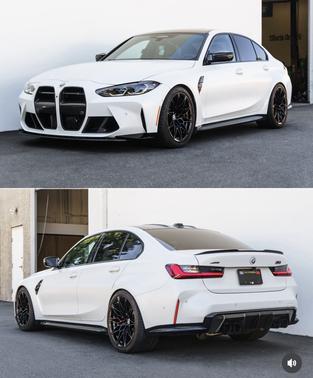 White 2023 BMW M3 Competition xDrive