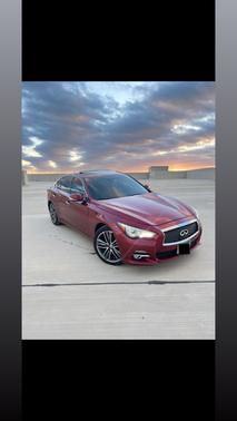 Red 2014 INFINITI Q50 Premium