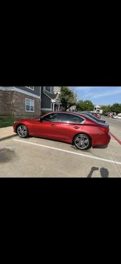Red 2014 INFINITI Q50 Premium