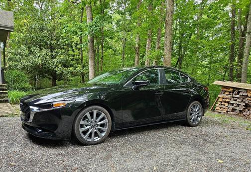 Black 2024 Mazda Mazda3 2.5 S Preferred