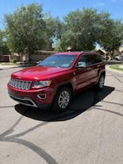 Red 2015 Jeep Grand Cherokee Limited