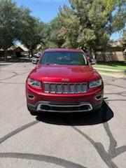Red 2015 Jeep Grand Cherokee Limited