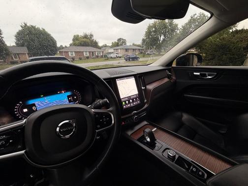 Blue 2023 Volvo XC60 B5 Plus Dark Theme