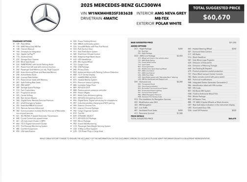 2025 Mercedes-Benz GLC 300 4MATIC