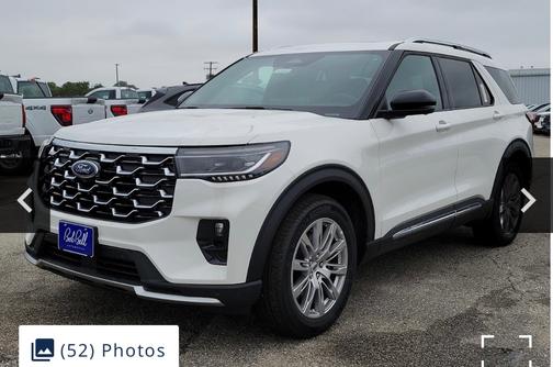 2025 Ford Explorer Platinum 4WD