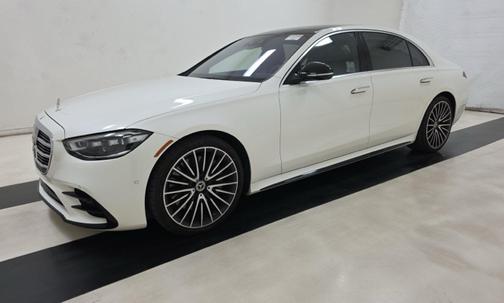 White 2022 Mercedes-Benz S-Class S 580 4MATIC