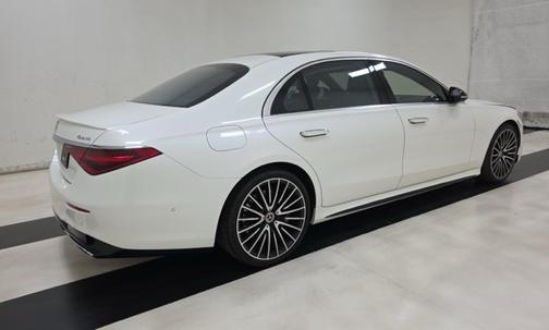 White 2022 Mercedes-Benz S-Class S 580 4MATIC