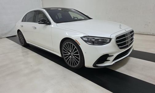 White 2022 Mercedes-Benz S-Class S 580 4MATIC