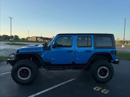 Blue 2021 Jeep Wrangler Unlimited Rubicon