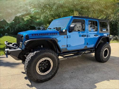 Blue 2021 Jeep Wrangler Unlimited Rubicon