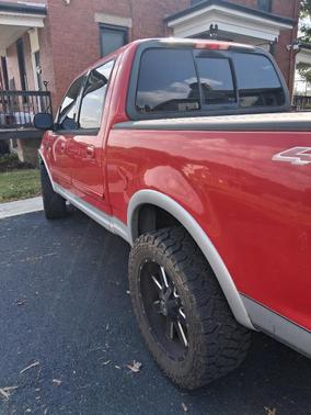 Red 2003 Ford F-150 XL