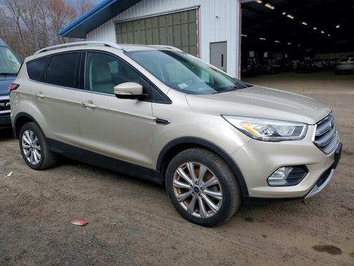 Beige 2017 Ford Escape Titanium
