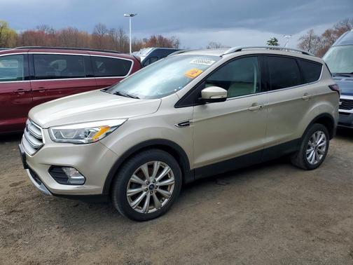 Beige 2017 Ford Escape Titanium