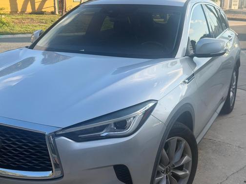 Silver 2019 INFINITI QX50 Pure