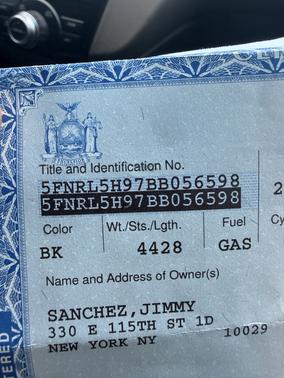 2011 Honda Odyssey Touring Elite