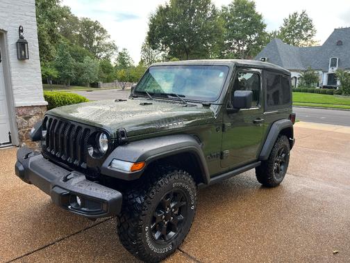 Green 2021 Jeep Wrangler Willys Sport