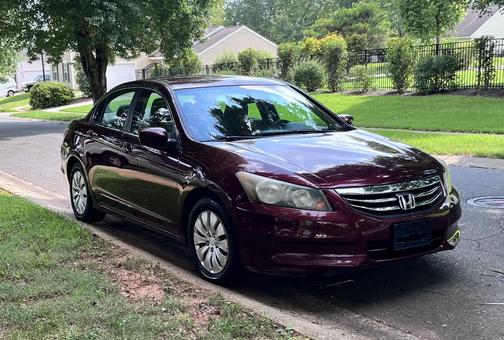 Red 2011 Honda Accord LX
