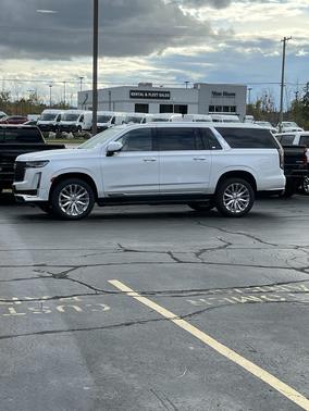 White 2022 Cadillac Escalade ESV Premium Luxury