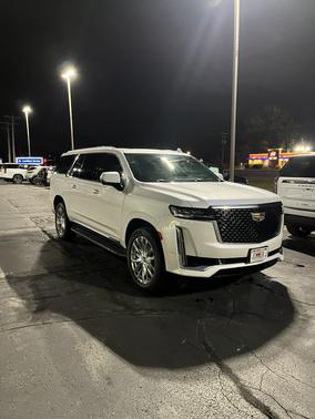 White 2022 Cadillac Escalade ESV Premium Luxury