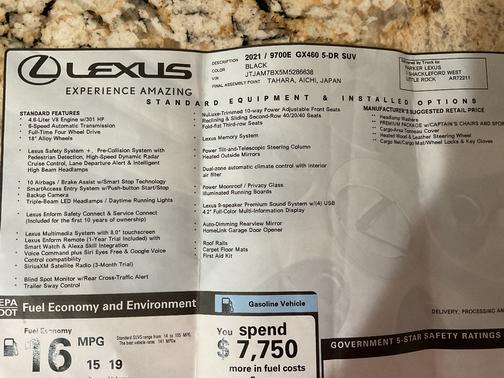 2021 Lexus GX 460 Premium