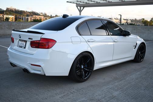 White 2015 BMW M3 Base