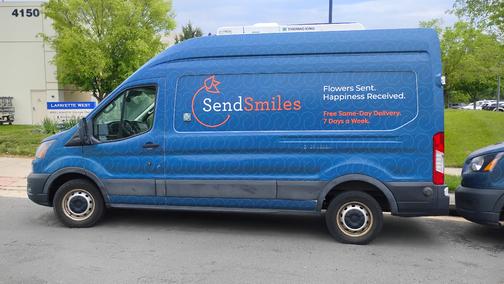 Blue 2020 Ford Transit-250 Base