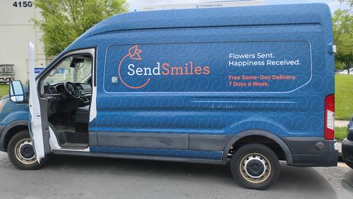 Blue 2020 Ford Transit-250 Base