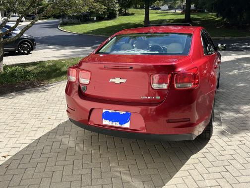 Red 2013 Chevrolet Malibu Eco