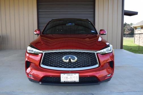 Red 2021 INFINITI QX50 AUTOGRAPH